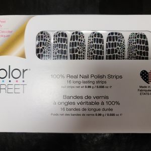 Color Street Nail Strips Hiss and Makeup Snake